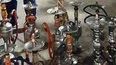 مصادرة ٣٢ شيشة خلال حملات تفتيشية على المقاهي بالشرقية