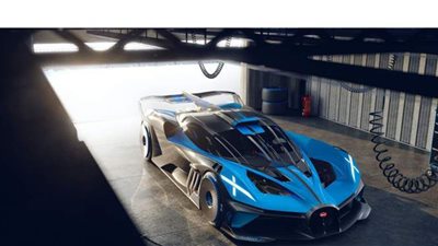بوجاتي تطلق Bolide أقوى سياراتها  بـ1,825 حصان