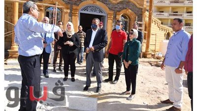 محافظ مطروح  يتفقد مبنى رعاية أطفال التوحد الأول بالمحافظة