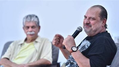تفاصيل المؤتمر الصحفي لخالد الصاوي في مهرجان الجونة السينمائي | صور