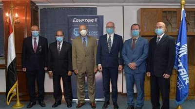 مصر للطيران تجدد شهادة الإيزاجو الدولية  بدون ملاحظات