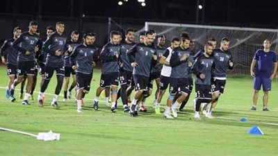 بعد سلبية مسحة كورونا.. المصري يخوض مرانه الأساسى استعدادا لوادي دجلة | صور