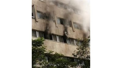 حريق يلتهم محتويات شقة فى عين شمس