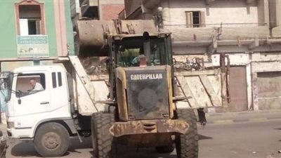 رفع ١٤٥٢ طن قمامة بـ ٨ مراكز ومدن في  البحيرة