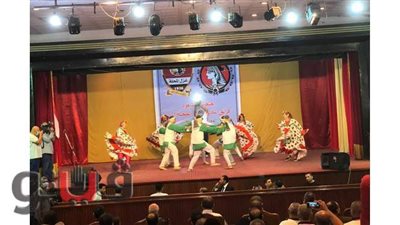 عروض استعراضية في حفل صعود غزل المحلة للدوري الممتاز | صور