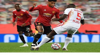 ملخص مباراة سحق مانشستر يونايتد ضيفه لايبزيج بخماسية بدوري أبطال أوروبا | فيديو