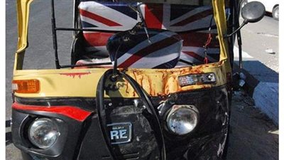 إصابة طالبين في حادث انقلاب توك توك بمركز مطاي بالمنيا