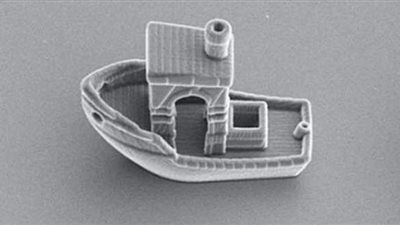 قارب صغير ثلاثي الأبعاد لتشخيص البكتيريا بجسم الانسان