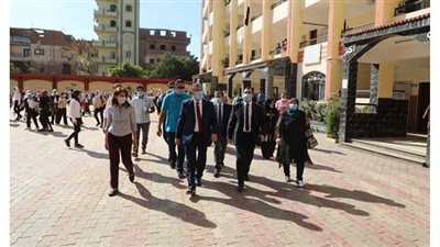 إفتتاح مدرسة 30 يونيو التجريبية في الشهداء بالمنوفية