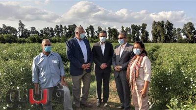 وزير الزراعة يتفقد قرية الياسمين في الغربية
