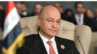 برهم صالح يشيد بالدعم المصري القوى والمستمر للعراق ويصف السيسي بالصديق العزيز