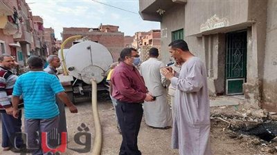 استجابة للمواطنين.. رفع 47 نقلة كسح مياه جوفية من قرية 