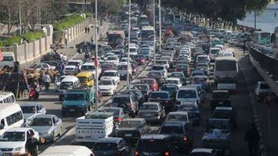 الحالة المرورية بشوارع القاهرة اليوم الأحد من خلال 