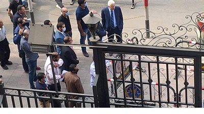 وصول مرتضى منصور لمقر مجلس الدولة لحضور جلسة المرافعة على قرار عزله  