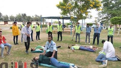 ختام  فعاليات دورة مواجهة الأزمات والكوارث بجامعة القناة