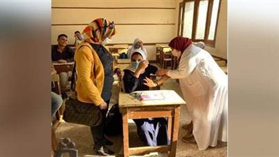 تطعيم 306 آلاف طالب بمحافظة  الدقهلية ضد الالتهاب السحائي  | صور