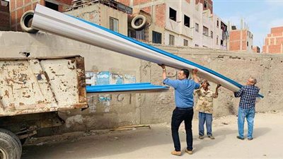 إزالة جمالون مخالف على حرم الدائري  بالبراجيل | صور