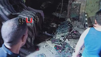 انفجار ضخم بماسورة غاز يهز  حدائق المعادي.. وإصابة حارس عقار | صور