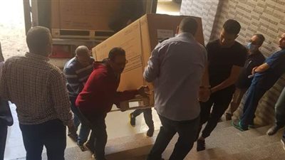 10 ماكينات غسيل كلوى جديدة وأسرة وأجهزة بمستشفى اجا المركزى  بالدقهلية