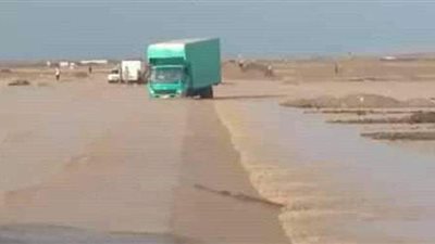 إعادة فتح طريق الطور اتجاه أبو رديس عقب تحسن الأحوال الجوية