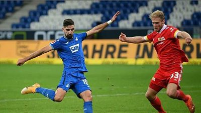 يونيون برلين يفوز على هوفنهايم بملعبه 1/3 في الدوري الألماني