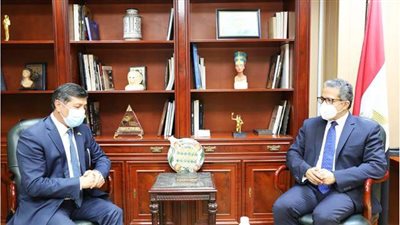 وزير السياحة والآثار يستقبل سفيري المجر وأوزبكستان