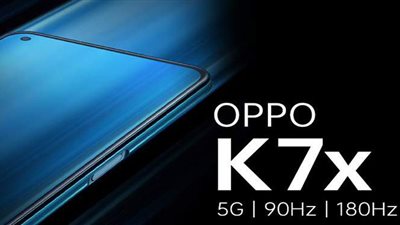 أوبو تكشف مواصفات كاميرا Oppo K7x والبطارية قبل إطلاقها غدًا