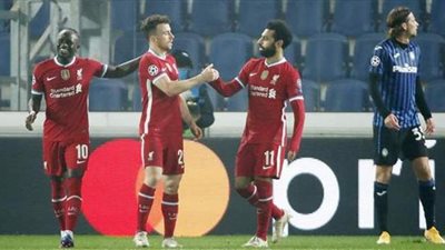 محمد صلاح يسجل في فوز ليفربول على أتالانتا 0/5 بدوري أبطال أوروبا