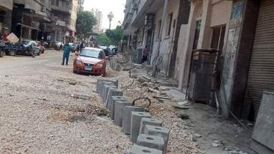 تطوير شوارع قره بن شريك والسودان بجنوب الجيزة | صور