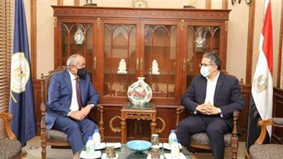 العناني يودع سفير الأردن السابق في مصر بعد توليه حقيبة الإعلام بالمملكة