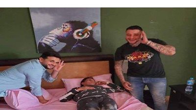 شيبة يقع ضحية لمقلب الفيشاوى وخاطر في 