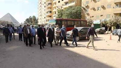 محافظ الجيزة يعاين استكمال محور ترسا من اللبينى حتى المنصورية