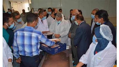 محافظ المنيا يشهد التشغيل التجريبي للمجزر الآلي بالمنطقة الصناعية