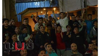 فرحة جنونية لجماهير الزمالك بالمحلة بعد التأهل للنهائي الأفريقي  | صور
