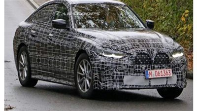 بي إم دبليو الفئة الرابعة جران كوبيه 2022 تظهر أثناء اختبارها