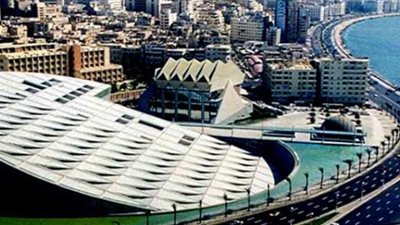 عرض باليه راقص في مكتبة الإسكندرية