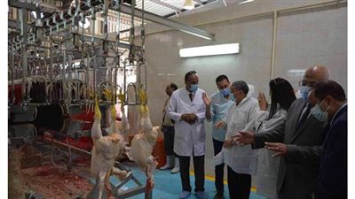 محافظ المنيا يشهد التشغيل التجريبي للمجزر الآلي بالمنطقة الصناعية