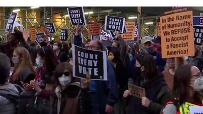 احتجاجات في مدن أمريكية ضد ترامب | فيديو