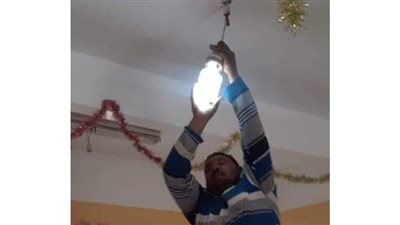 زيادة  الإضاءة باللجان الانتخابية في القصاصين الجديدة بالإسماعيلية