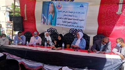 ندوة توعوية وقافلة طبية لأهالي السماكين بالمنشاة  في سوهاج بعد تطويرها