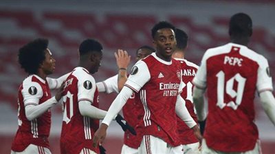 أرسنال يفوز على مولده 1/4 في الدوري الأوروبي بمشاركة النني