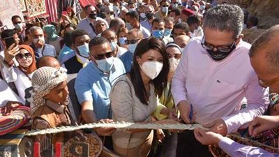 وزراء السياحة والتعاون الدولي والبيئة يفتتحون قلعة شالي بمطروح بعد إعادة ترميمها  | صور