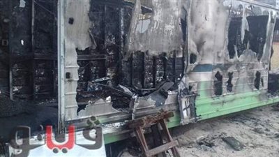 إخماد حريق شب في كرفان تابع لجامعة الإسكندرية بشاطئ أبو تلات