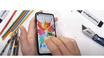 جوجل بكسل 4a يمر باختبار المتانة بألوان متطايرة