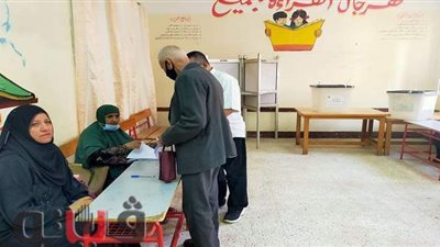 توافد المواطنين على لجان الشرقية وسط تشديدات أمنية مكثفة | صور