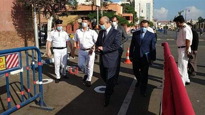 مدير أمن بورسعيد يتابع التصويت في انتخابات النواب | صور