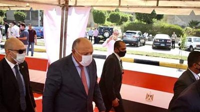 وزير الخارجية يدلي بصوته في انتخابات النواب بالقاهرة الجديدة | فيديو