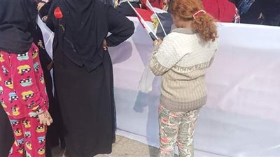 الناخبون يدلون بأصواتهم في لجنة التوفيقية بروض الفرج على نغمات الأغاني الوطنية | صور