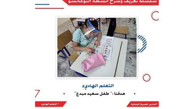 ماهو نشاط التعليم الهادئ الذي يمارسه طلاب المدارس المصرية اليابانية ؟