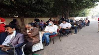 إقبال كبار السن على لجان انتخابات النواب بالمعادي | صور